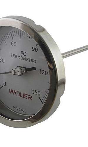 Termômetro analógico inox Termômetro analógico inox